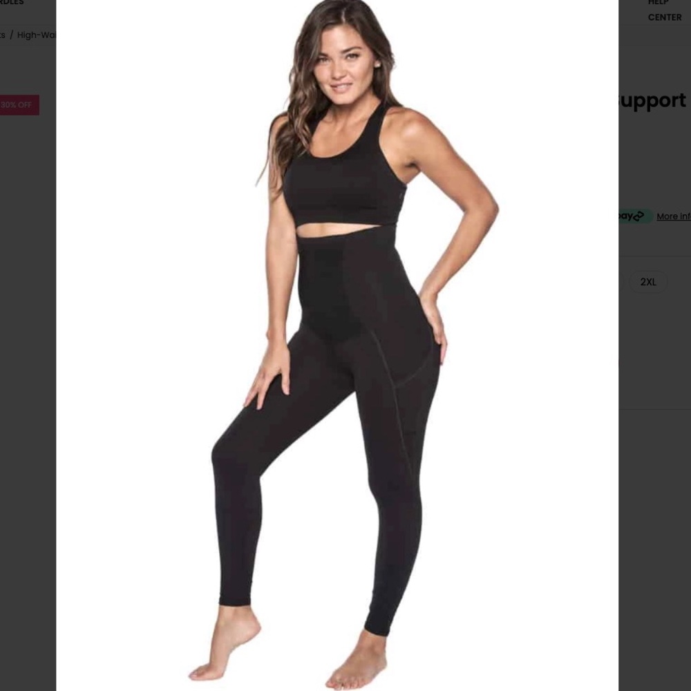 Bellefit High-Waisted Postpartum Support Legging (with pockets) - xsmall